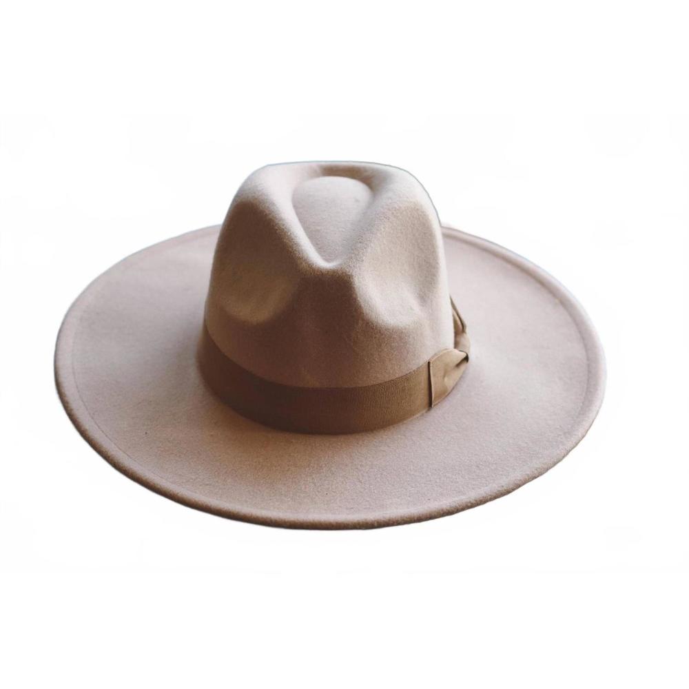 NEW LITTLE SECRET OF MINE women's fedora hats in beige